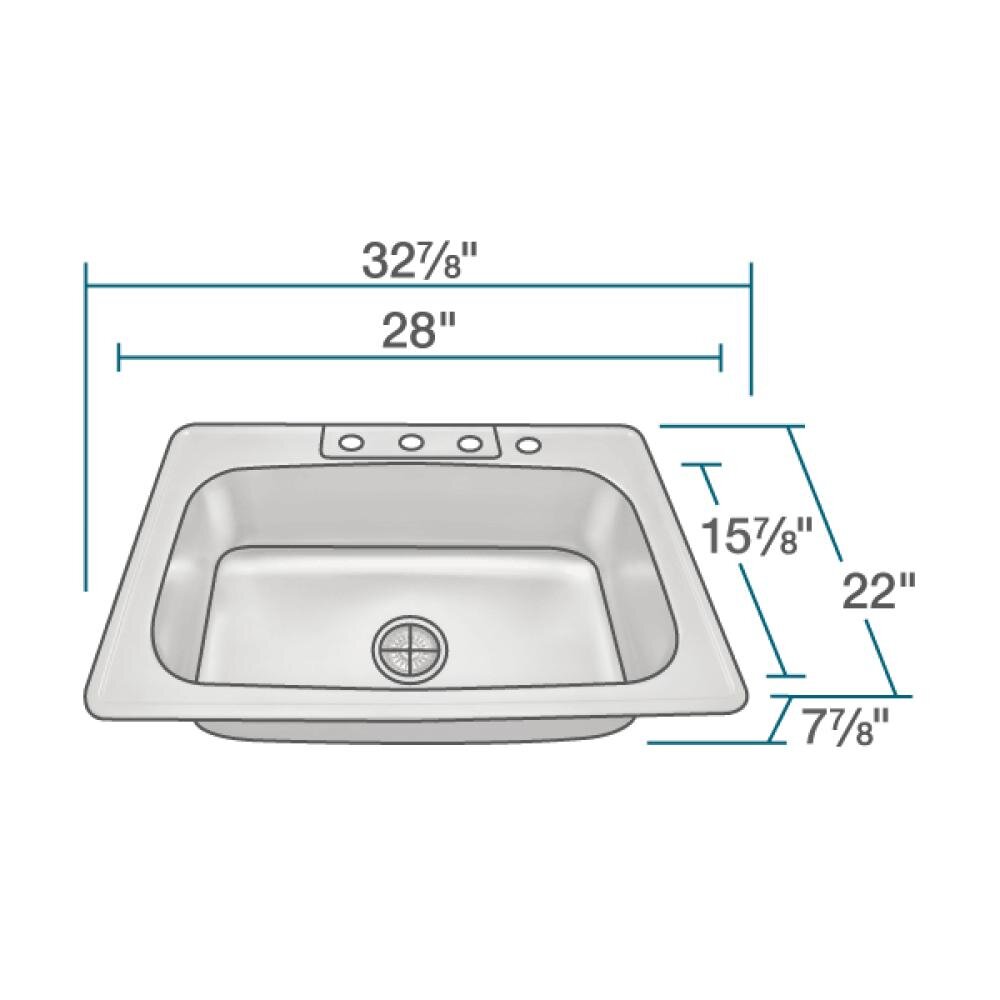 MRDirect Stainless Steel 33 X 22 Drop In Kitchen Sink Reviews   Default Name 